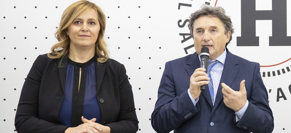 Da sinistra, Alessandra Albarelli e Roberto Pellegrini (credits Jacopo Salvi) Da sinistra, Alessandra Albarelli e Roberto Pellegrini (credits Jacopo Salvi)